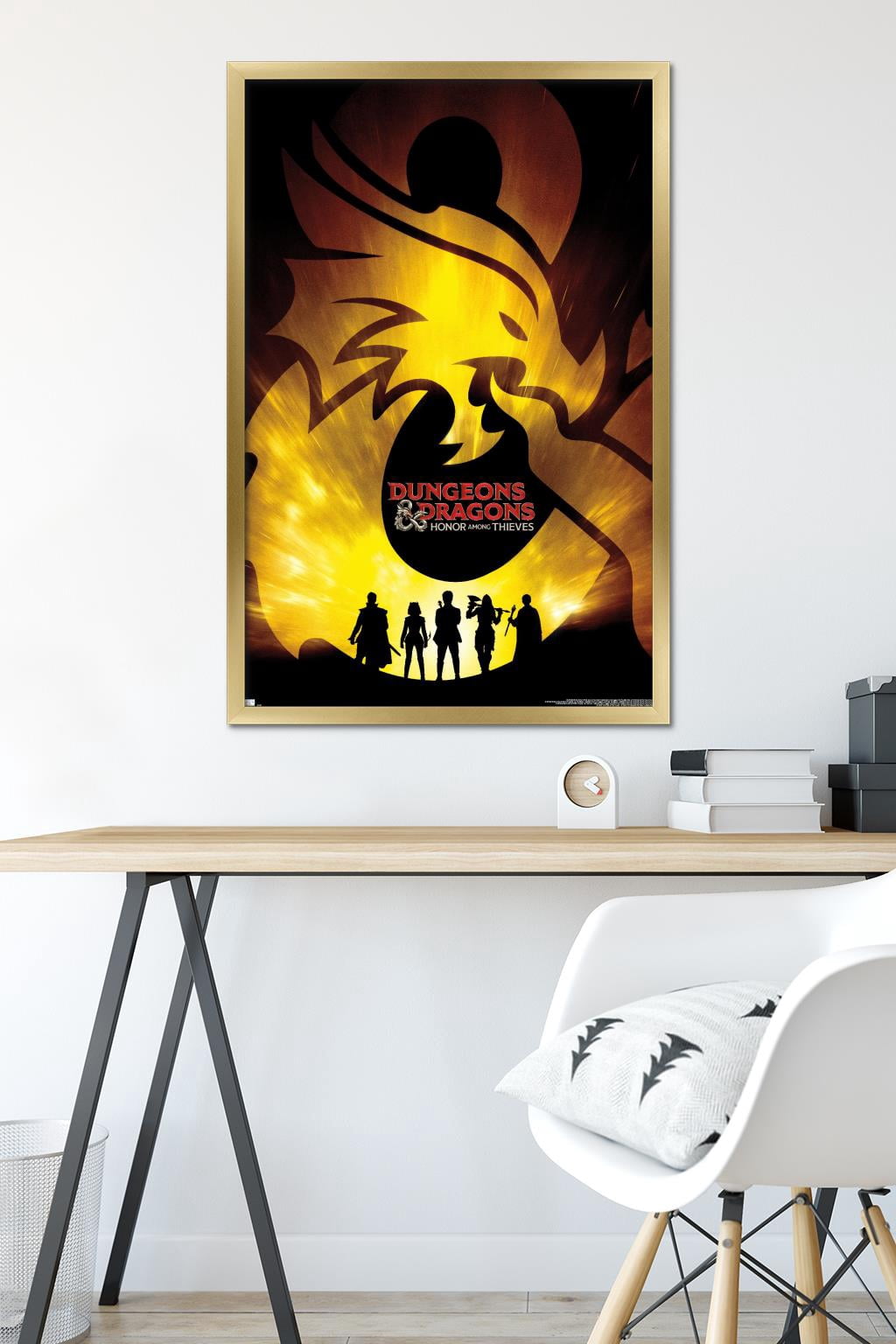 Dungeons & Dragons: Honor Among Thieves - Teaser One Sheet Wall Poster, 22.375" x 34" Framed
