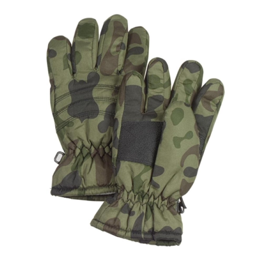 4943 Kids Insulated Hunting Gloves, Woodland Camo