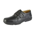 thumbnail image 2 of Roamers Mens Leather Wide Fit Touch Fastening Casual Shoes, 2 of 4