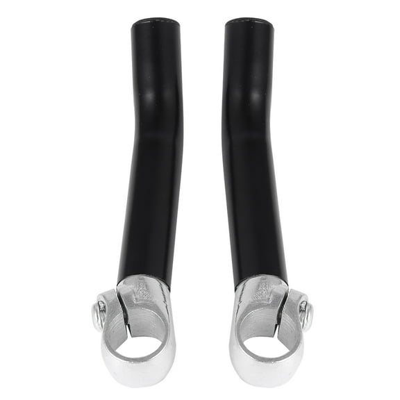 HERFIER 1Pc Metal Bike Bar Handlebar Premium Handlebar Mountain Road Biking Handlebar for Biking Bicycling (Black) 6.88x0.98x0.98in