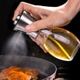 thumbnail image 3 of Injueey Dispensador de aceite Botella de condimento de vidrio de acero Fácil limpieza Contenedor de salsa de soja Cocina Barbacoa Cocinar Herramientas Cocina y Comedor Injueey HA067577-00, 3 of 6