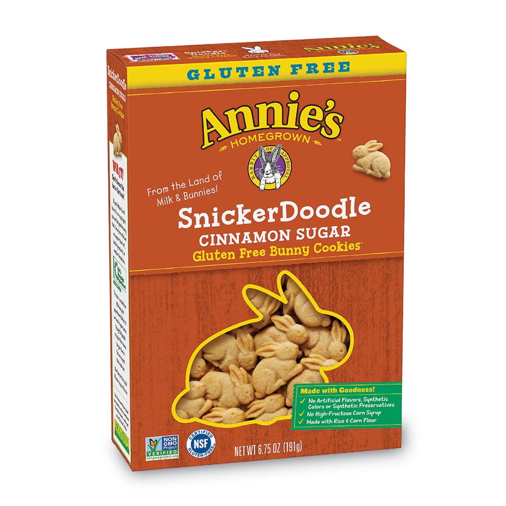 Annies Gluten Free Snickerdoodle Bunny Cookies Bunny Cookies 6.75 oz