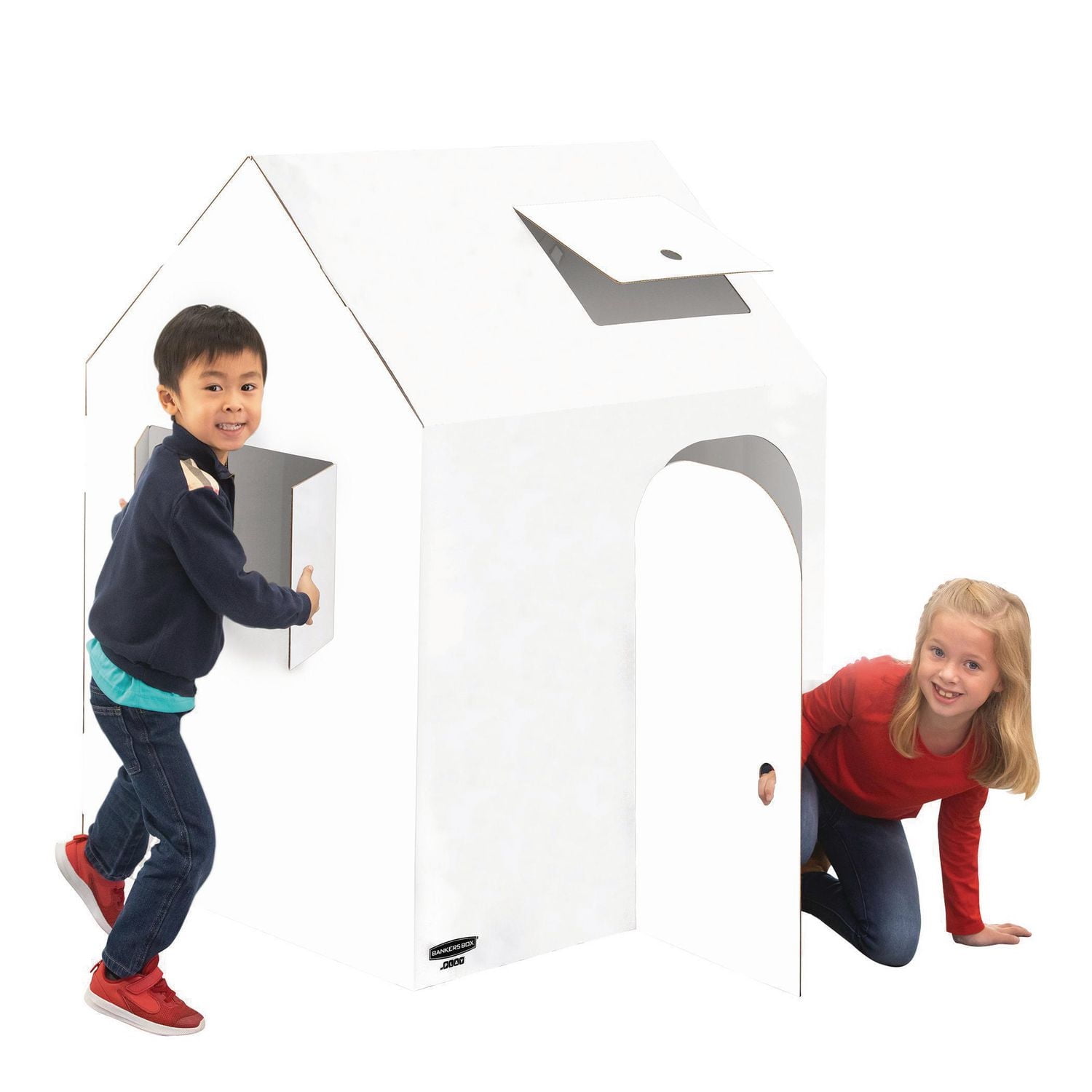 Bankers Box At Play Blank Playhouse, 1pk