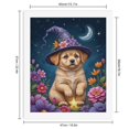 thumbnail image 2 of Paint by Numbers Kit for Adults, Puppy Wizard Starry Night Paint by Numbers, Easy Paint by Numbers Kit for Adults Beginner, DIY Adult Paint by Number Kits on Canvas, Home Decor, 2 of 7