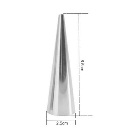 

Home Stainless Steel Pastry Cream Horn Mold Conical Tube Cone Pastry Roll Horn Mold Kitchen Baking Coil Baking Mold Tools 1pc