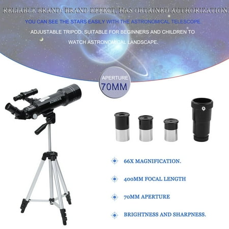 Monocular Telescope F40070 Refractive 90X Astronomical Telescope Wide Angle Monocular Telescope
