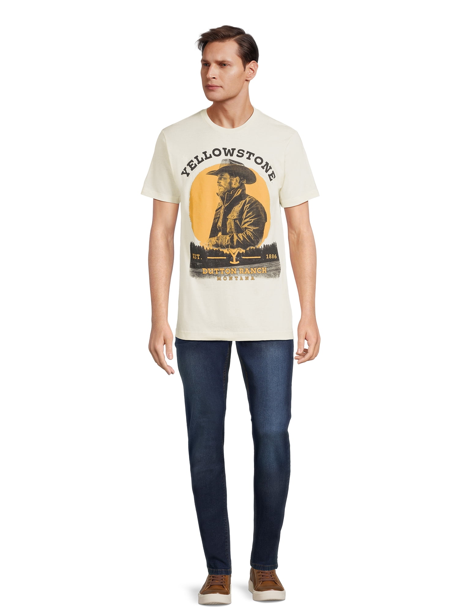 Yellowstone Men's and Big Men's Rip Wheeler Graphic Tee Shirt, Sizes S-3XL