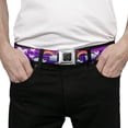 thumbnail image 3 of Buckle-Down Belt, Seatbelt Buckle Belt, Unicorns Rainbows Stripes Purple, Youth 22 to 32 Inches, 3 of 9