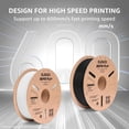 thumbnail image 2 of Filamento para impresora 3D ELEGOO Rapid PLA Plus de 1,75 mm, color beige, 1 kg, 2 of 7