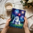 thumbnail image 3 of Happy New Year Exotic Shorthair Family Cheer Winter Midnight Firework Spiral Bound Journal Cat Lover Kitten Owner Gifts 5x7in Spiral Notebook - 02025, 3 of 5