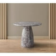 thumbnail image 4 of Pemberly Row Contemporary Brown 36" Indoor/Outdoor Concrete Dining Table, 4 of 7