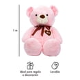 thumbnail image 4 of Oso De Peluche Teddy Grande Abrazable Corazón 1 Metro, 4 of 5