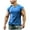 Blue, variant on EQWLJWE Men Sleeveless Muscle Workout T Shirt,Gym Bodybuilding Tee Top Solid Color Slim Fit Breathable Athletic Vacation Shirts Gift Blue M