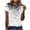 Black gradient, variant on Uootdi Halloween Short Sleeve Tops for Women Short Sleeve Neon Swirl Pumpkin Moon Star All Over Print Halloween Womens Shirts Loose Fit Casual Tops