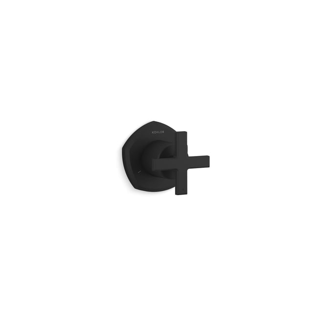 Moldura de válvula de transferencia Kohler T27042-3-BL OCCASION™, negro mate