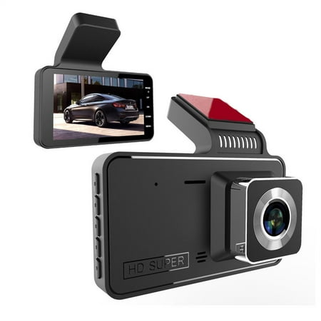 Apmemiss Christmas Gifts Clearance 4-inch High-definition 1080P IPS Screen Dual Lens Driving Recorder Lightning Deals of Today Prime