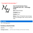 thumbnail image 2 of Front Tie Rod End Set 4 Piece - Compatible with 1995 - 1998 Dodge B3500 1996 1997, 2 of 2