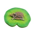 thumbnail image 4 of Escultura Encaramada en Una Hoja de Loto, 9,9 X 3,6 Cm, Estatua de Resina Sintética Multiusos para Jardín Y Rocalla, Ligera., 4 of 9