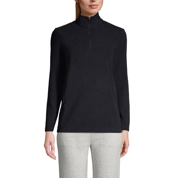 Lands' End Women's Anyweather Fleece Quarter Zip Pullover