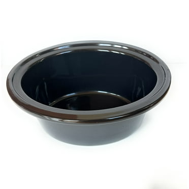 6qt Ceramic Pot Replacement for Crockpot Slow Cooker,ONLY Compatible with Models  SCCPVL600-S-BR, CPSCV060LL-BP, CPSCVC60LL-S