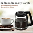 thumbnail image 4 of 12-Cup Glass Carafe Replacement for Coffee Maker Models DCC-1200, DCC-1100BK, DCC-2650, CHW-12, CHW-12P1, DGB-550BK, DGB-550BK1, DGB-625BC, DGB-700BC, and SS-12 | Part# DCC-1200PRC, 4 of 4