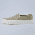 thumbnail image 6 of Cushionaire Fulton Canvas Womens Slip On Sneakers, Lightweight Comfortable Casual Sneakers for Women with Memory Foam, 6 of 15