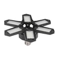 thumbnail image 1 of Luz LED de garaje de 1800 lm, 24 W, 6 hojas, plegable, buena disipación de calor, luz LED para almacén, de 85 a 265 V, 1 of 14