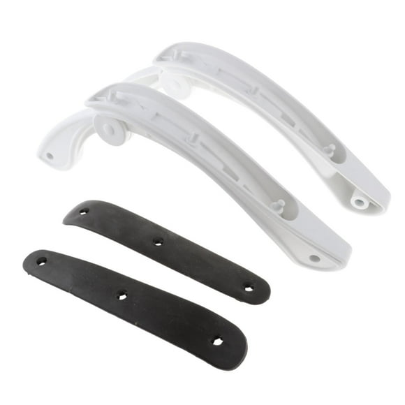 2 piezas Piezas de reposabrazos de silla de oficina Sillas resistentes de reemplazo de sillas de reemplazo