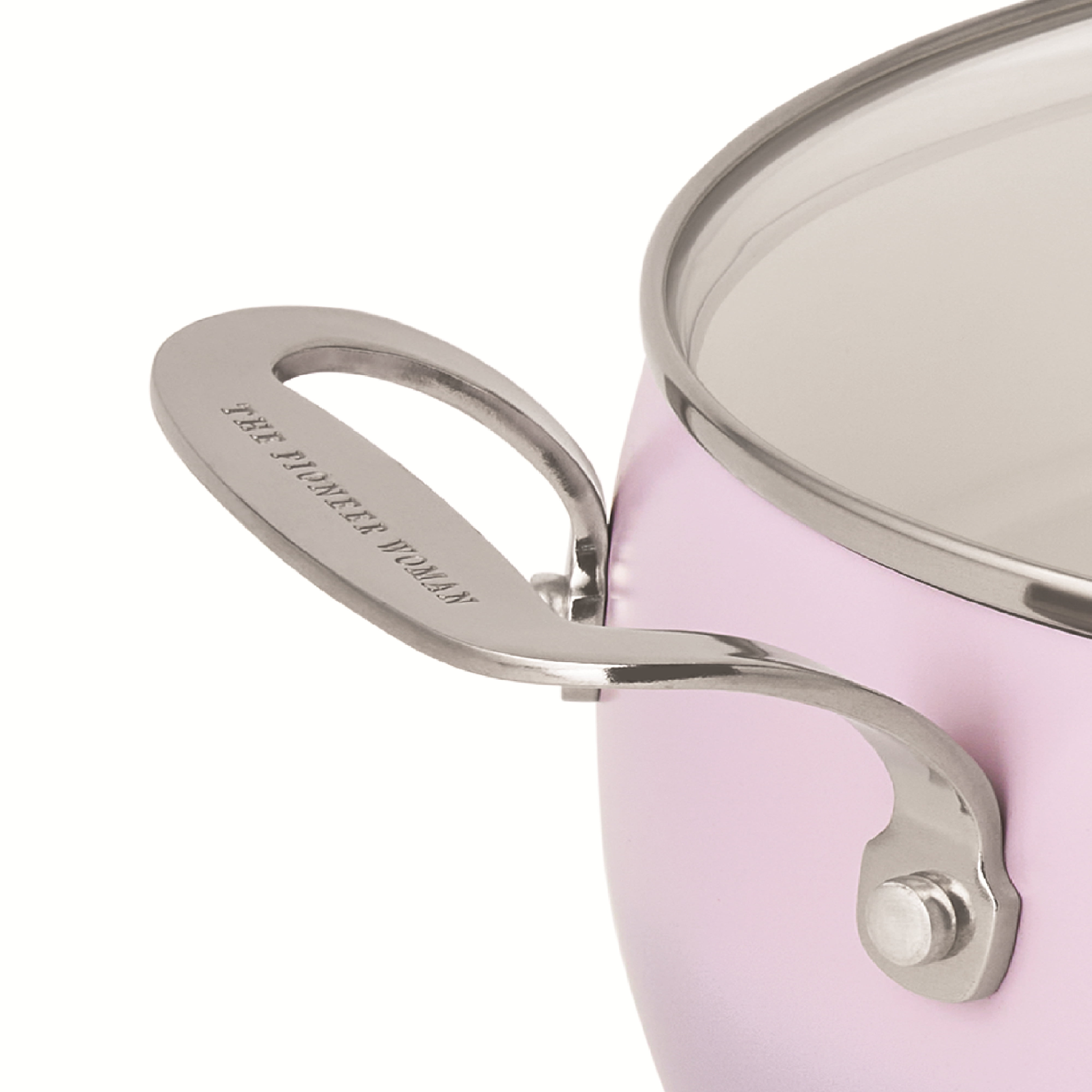 The Pioneer Woman Harlow 15-Piece Ceramic Non-Stick Aluminum Cookware Set, Iris