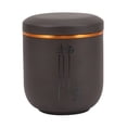 thumbnail image 1 of KAKOWELY 1pc Office Tea Caddy Sealed Storage Jar Practical Tea Storage Container (Black),3.35"X2.95"X2.95", 1 of 5