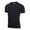 Black, variant on Men's Spring Summer Solid Color Quick Dry Tight Fit Sports Top - Breathable Compression Fabric, Basketball Training Design - Great for Intense Workout, Running, Gym Training,