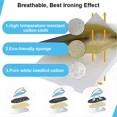 thumbnail image 5 of AMQTSLM Ironing Board Cover and Pad, 54"x15" Heat Resistant Scorch 3 Layers Thick Pad Cover, Drawstring Ironing Board Cover Fit Standard Boards, Gray, 5 of 8