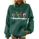 thumbnail image 2 of Pntutb Moda Mujer Impresión Manga Larga Bolsillo Casual Pullover Camisa Blusa Pntutb Pntutb-3845, 2 of 6