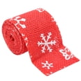 thumbnail image 1 of Cinta de arpillera artesanal para manualidades, cinta navideña para envolver, decoración para fiestas y manualidades navideñas, 1 of 8