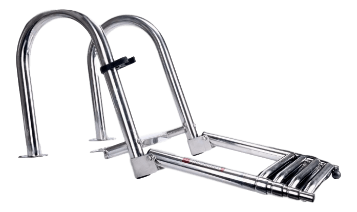 Pactrade Marine Boat 3 Steps Dive Ladder Stainless Steel W/ Non