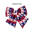 thumbnail image 3 of 4th of July Hair Bows Patriotic Red White Blue Star Stripe with Alligator Clips, Independence Day Hair Accessories for Women Girls, Holiday Party, 3 of 4