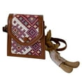 thumbnail image 3 of AMLESO Sac Bandoulière pour Femmes Sangle Réglable Sac à Broderie Portable Élégant Cuir PU Rouge, 3 of 8