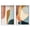 White Frame, variant on Archways of Tranquility Shadowbox Print Modern Abstract Art Set by Art Remedy, White Frame, 16 x 24