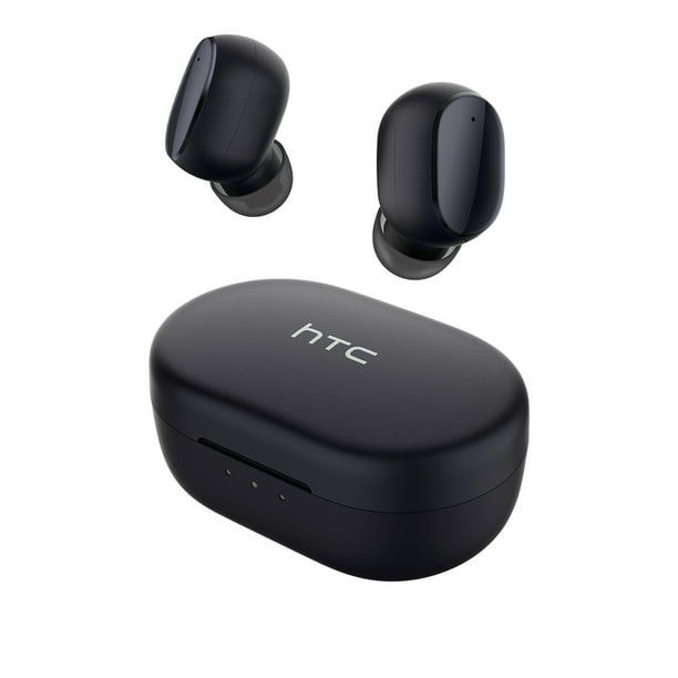 walmart.com | HTC Bluetooth Headphones with Mic Wireless Earbuds for Iphone Noise Cancelling Earbuds Bluetooth 5.3 Wireless Earphones for Cellphone, Black