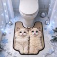 thumbnail image 5 of Diatomaceous Earth Toilet Cover Absorbent Bath Mat Non-Slip U-Shaped Toilet Rug Quick Dry Entryway Doormat for Bathroom Floor, 5 of 6