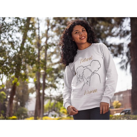 Natural Woman Twin Puffs (BL) Long Sleeve T-Shirt