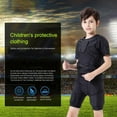 thumbnail image 2 of PROJECTRETRO Kid’s Padded Shirts Short Sleeve Compression Protective T Shirt Youth Protective Gear Football MMA Baseball Hockey, 2 of 9