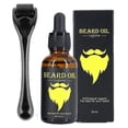thumbnail image 1 of Kit Para El Crecimiento De La Barba, Rodillo Dermaroller Para Barba De 0,3 Mm, Aceite Para Barba Para Hombres Que Promueve El Crecimiento Del Vello Facial Y El Crecimiento Del Cabello Nuevo Y Viejo, 1 of 5