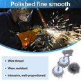 thumbnail image 4 of Compatible With4 Pcs Wire Cup Brush Set, Wire Brush For Drill 1/4 Inch Arbor, 4 of 5
