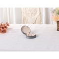 thumbnail image 6 of REGALWOVEN Travel Accessory Box for Girl Gifts, Small Portable Plush Velvet Accessory Organizer Case Storage Grey, 6 of 7