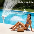 thumbnail image 3 of Adjustable Pool Fountain with 5 Nozzle for Inground Pools,360° Direction Control,Cooling Waterfall Sprinkler and Aerator, 3 of 7