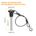 thumbnail image 2 of Uxcell Lock Pins, 304 Stainless Steel Grip Push Button Locking Quick Release Pin with 24cm Wire, 6mm to 36mm, 2 of 6