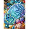 thumbnail image 1 of Pintura de diamante 5D DIY Kit de taladro en forma especial parcial Shell Home Decor (BB010), 1 of 9