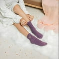thumbnail image 5 of EASTIN 4 Pcs Fuzzy Socks Super Soft Fuzzy Socks for Women Cozy Womens Socks Size 9-11 for Warm Winter, 5 of 7