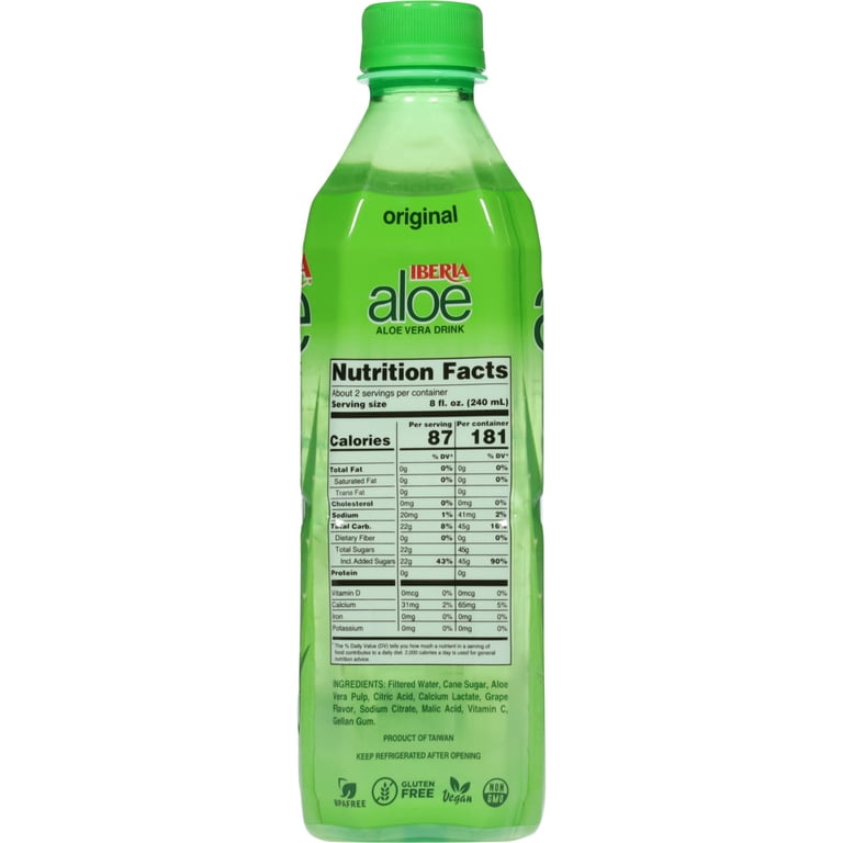 is aloe vera juice good AloeCure Pure Aloe Vera Juice Lemon Flavor main image 1